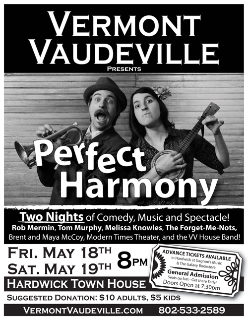 VV in Hardwick May 18th & 19th 8pm!